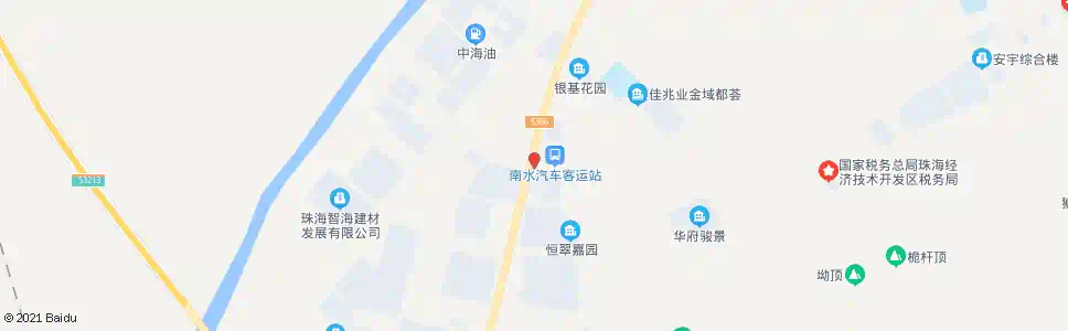 珠海南区市场_公交站地图_珠海公交_妙搜公交查询2025