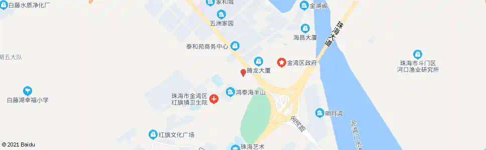 珠海富红苑_公交站地图_珠海公交_妙搜公交查询2025