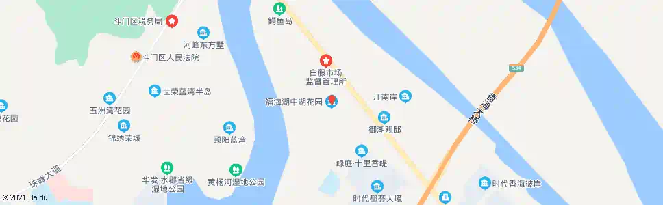 珠海湖中湖花园_公交站地图_珠海公交_妙搜公交查询2025