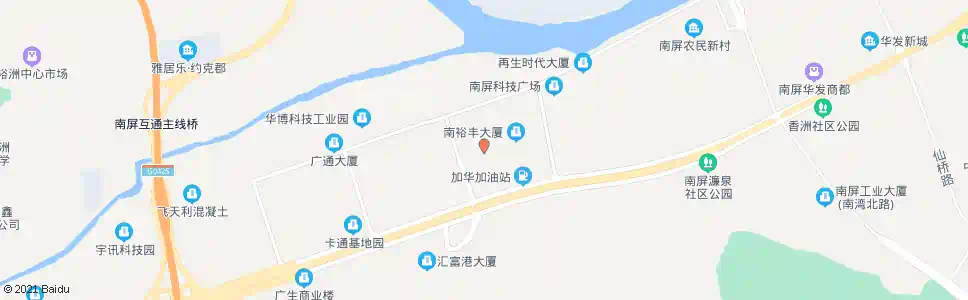 珠海屏北一路东_公交站地图_珠海公交_妙搜公交查询2025