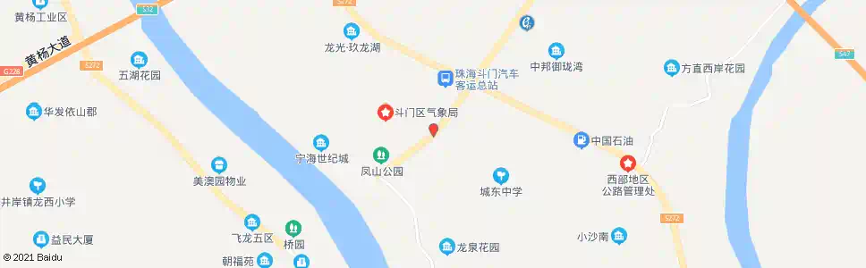 珠海金山市场_公交站地图_珠海公交_妙搜公交查询2025