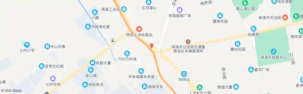 珠海长沙圩_公交站地图_珠海公交_妙搜公交查询2025