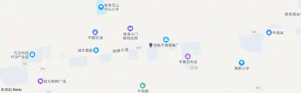 珠海荔山村东_公交站地图_珠海公交_妙搜公交查询2025