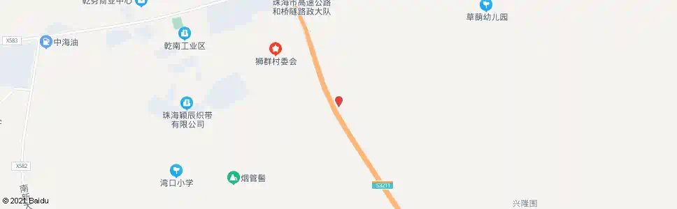 珠海狮群东_公交站地图_珠海公交_妙搜公交查询2025