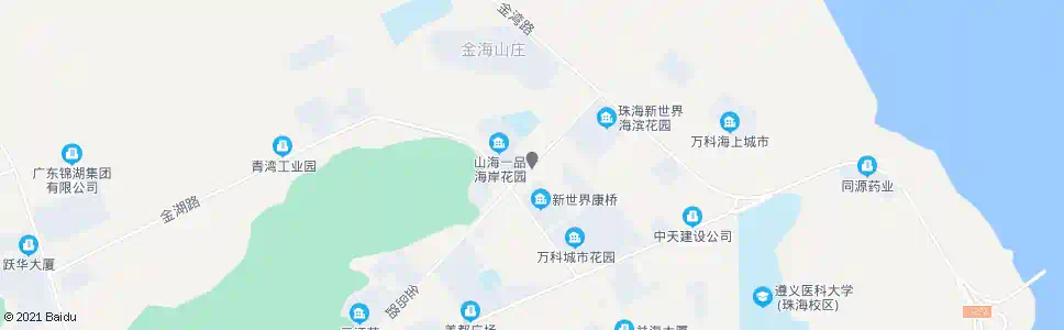 珠海金岛路东_公交站地图_珠海公交_妙搜公交查询2025