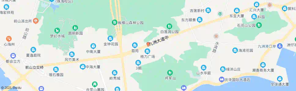 珠海竹苑_公交站地图_珠海公交_妙搜公交查询2025