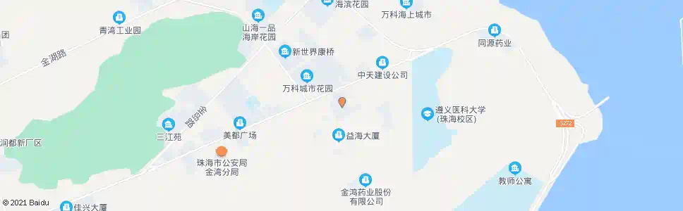 珠海黄绿背(亿邦制药)_公交站地图_珠海公交_妙搜公交查询2025
