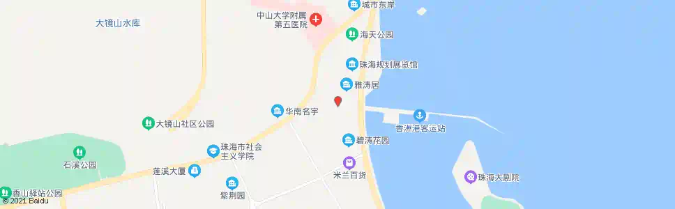 珠海北堤_公交站地图_珠海公交_妙搜公交查询2025