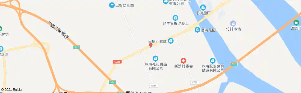 珠海景裕豪苑_公交站地图_珠海公交_妙搜公交查询2025