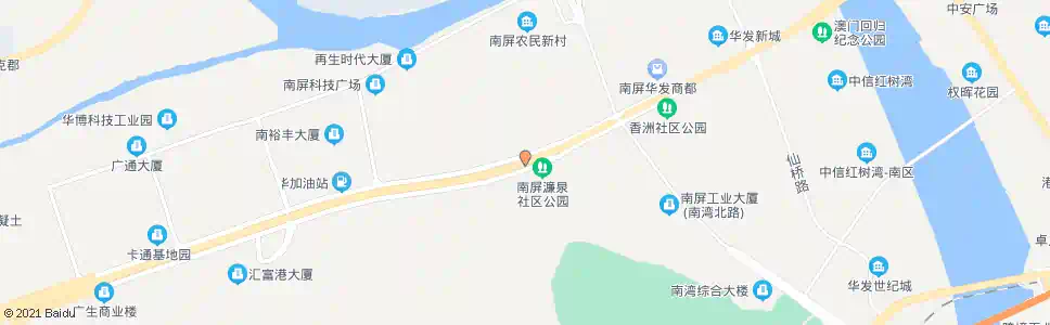 珠海南泉路口(香洲第二医院)_公交站地图_珠海公交_妙搜公交查询2025