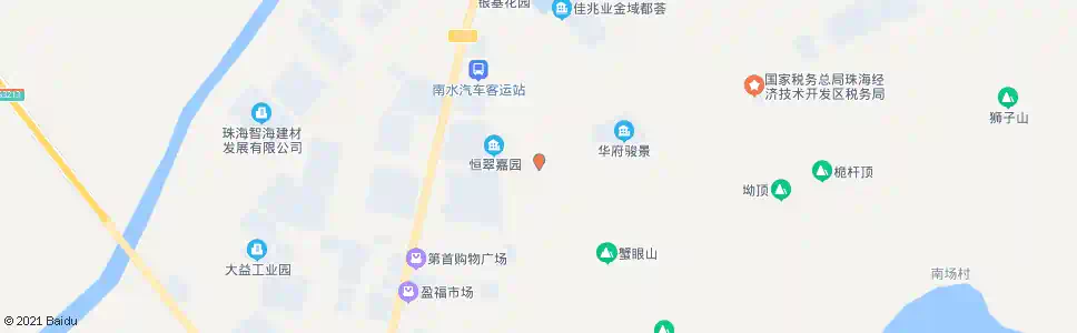 珠海南水消防队_公交站地图_珠海公交_妙搜公交查询2025