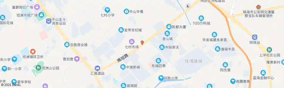 珠海洲际新村_公交站地图_珠海公交_妙搜公交查询2025