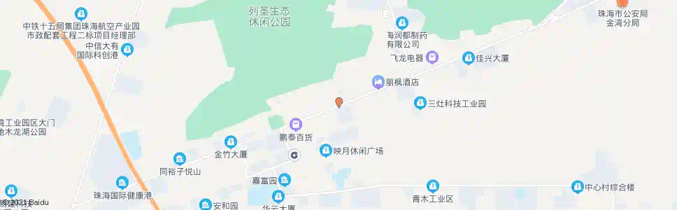 珠海中南修理厂_公交站地图_珠海公交_妙搜公交查询2025