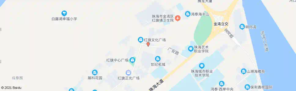 珠海广安路西_公交站地图_珠海公交_妙搜公交查询2025