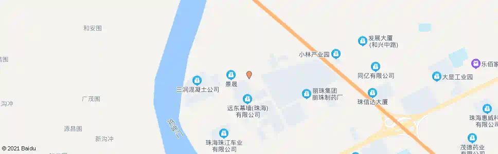 珠海创业中路口_公交站地图_珠海公交_妙搜公交查询2025