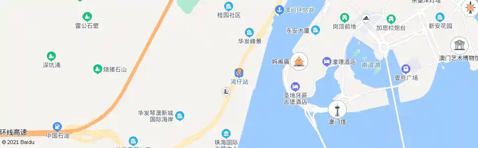 珠海湾仔_公交站地图_珠海公交_妙搜公交查询2025