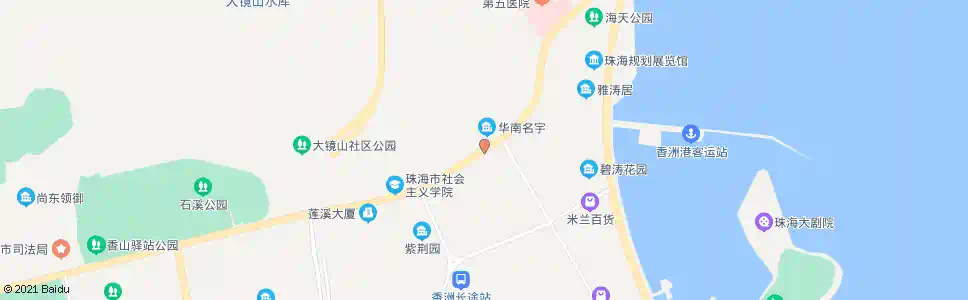 珠海华子石西_公交站地图_珠海公交_妙搜公交查询2025