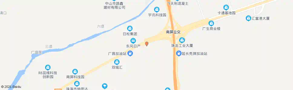 珠海南围_公交站地图_珠海公交_妙搜公交查询2025