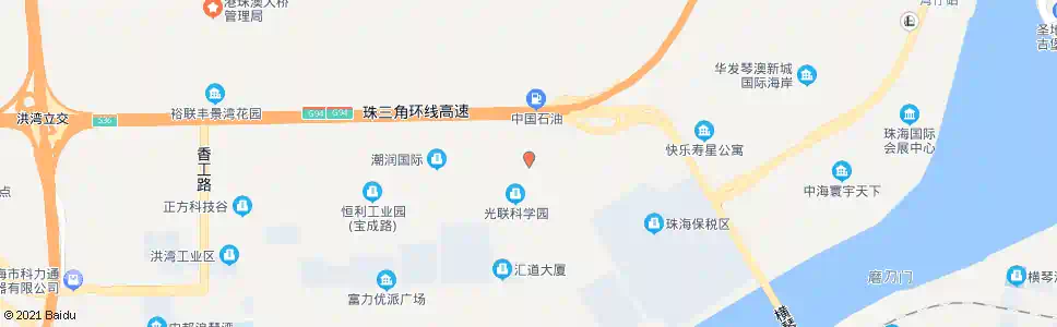 珠海光联科学园_公交站地图_珠海公交_妙搜公交查询2025