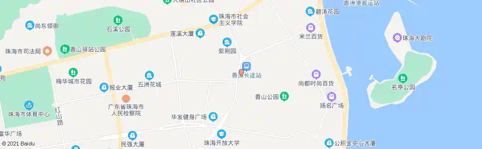 珠海通大百货_公交站地图_珠海公交_妙搜公交查询2025