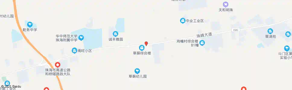 珠海草蓢路口_公交站地图_珠海公交_妙搜公交查询2025
