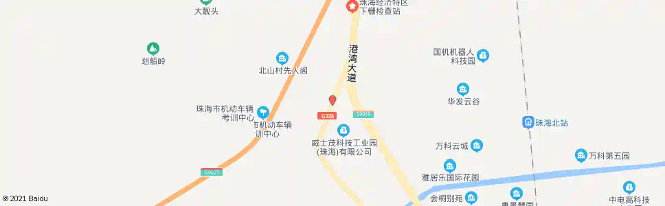 珠海威士茂北门_公交站地图_珠海公交_妙搜公交查询2025