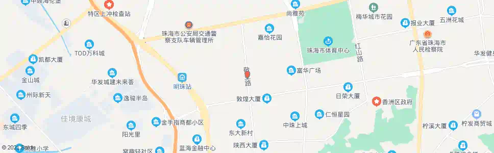 珠海翠前小学_公交站地图_珠海公交_妙搜公交查询2025