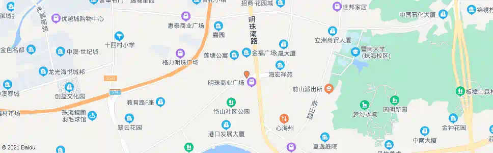 珠海莲塘路_公交站地图_珠海公交_妙搜公交查询2025