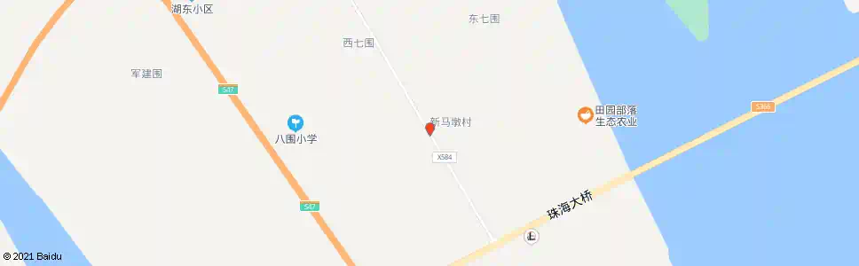 珠海新马墩_公交站地图_珠海公交_妙搜公交查询2025