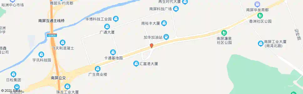 珠海南屏水库_公交站地图_珠海公交_妙搜公交查询2025