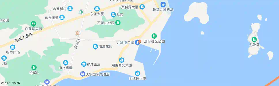 珠海九洲驿站(公交招呼站)_公交站地图_珠海公交_妙搜公交查询2025