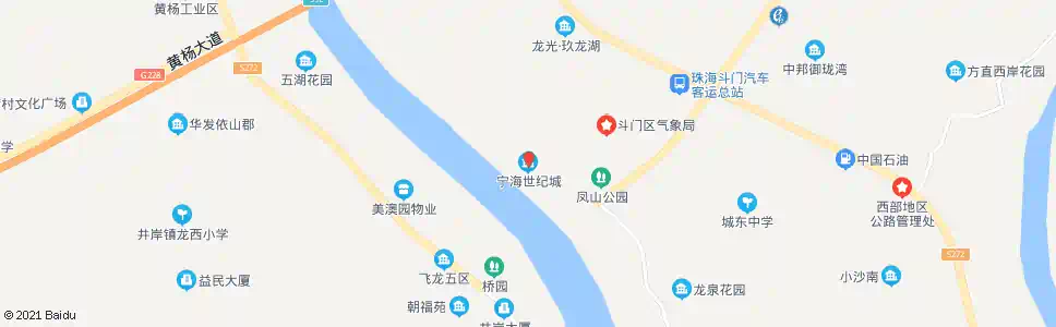 珠海宁海世纪城_公交站地图_珠海公交_妙搜公交查询2025