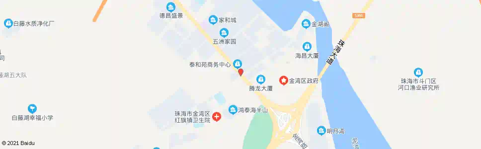 珠海白藤二路口_公交站地图_珠海公交_妙搜公交查询2025
