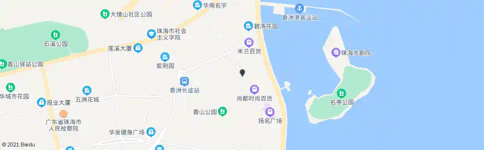 珠海乐园路_公交站地图_珠海公交_妙搜公交查询2025