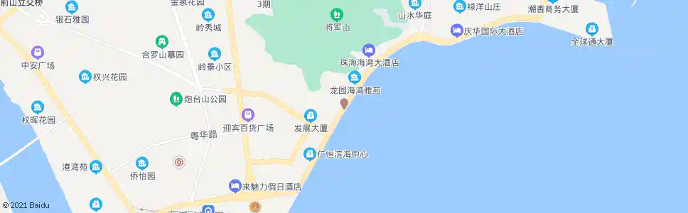 珠海日华花园_公交站地图_珠海公交_妙搜公交查询2025