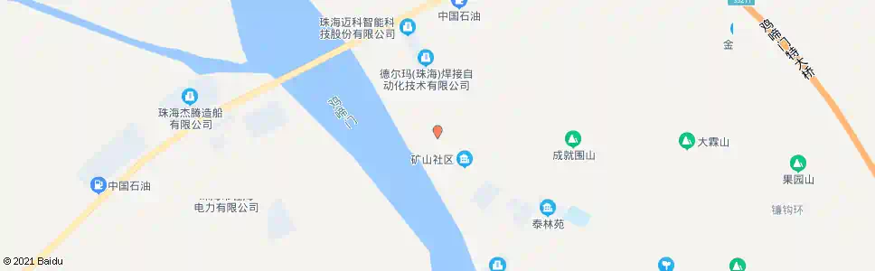 珠海矿山猪场_公交站地图_珠海公交_妙搜公交查询2025