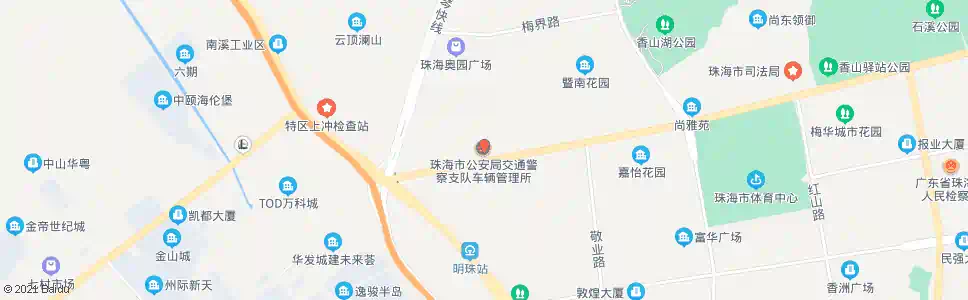 珠海交警支队_公交站地图_珠海公交_妙搜公交查询2025