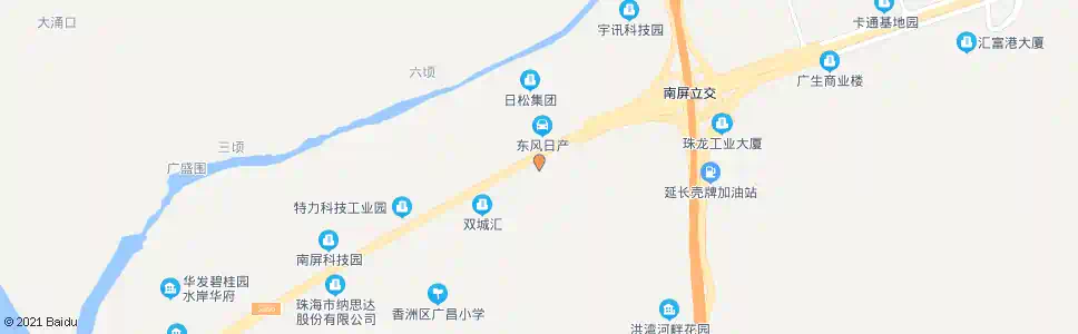 珠海鹿角树村_公交站地图_珠海公交_妙搜公交查询2025