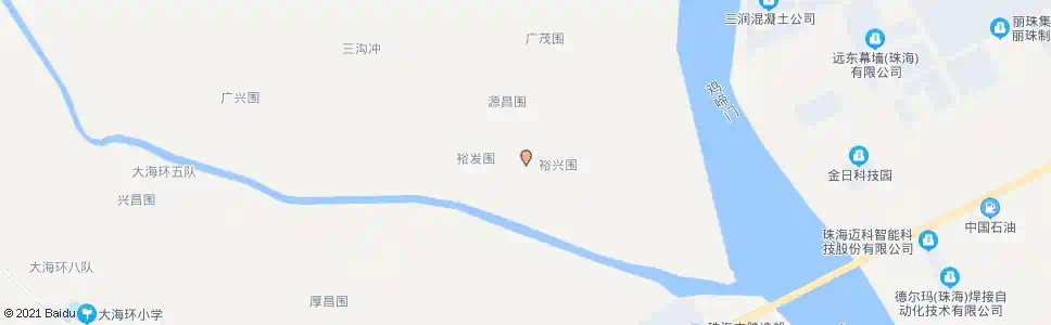 珠海新沟_公交站地图_珠海公交_妙搜公交查询2025