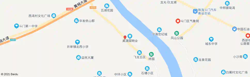 珠海北澳市场_公交站地图_珠海公交_妙搜公交查询2025