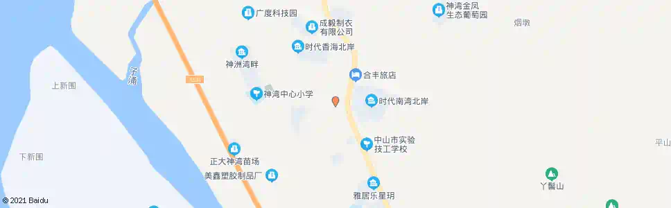 珠海神湾新市场_公交站地图_珠海公交_妙搜公交查询2025