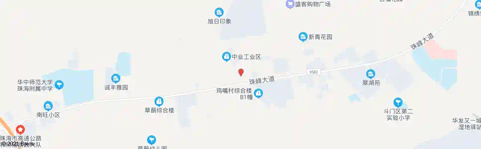 珠海西埔市场_公交站地图_珠海公交_妙搜公交查询2025