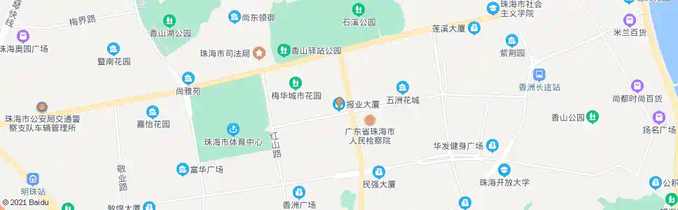 珠海报业大厦_公交站地图_珠海公交_妙搜公交查询2025