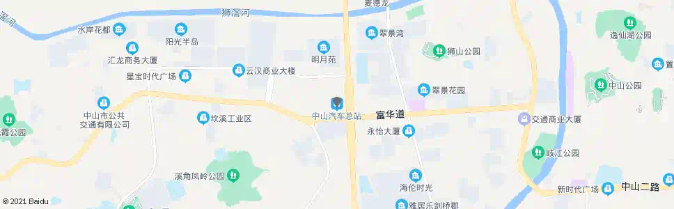 珠海中山汽车总站_公交站地图_珠海公交_妙搜公交查询2025