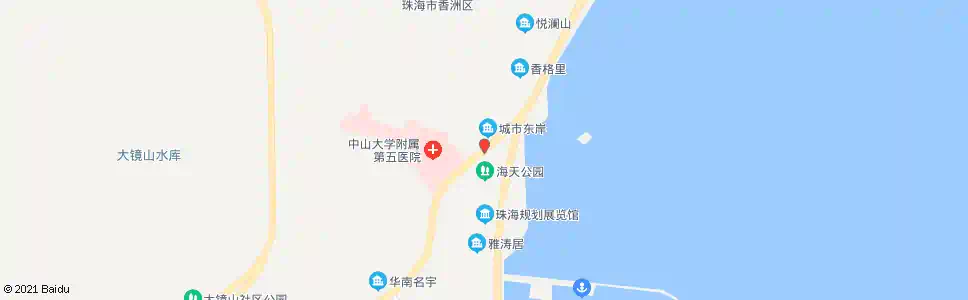 珠海水拥坑(海天公园)_公交站地图_珠海公交_妙搜公交查询2025
