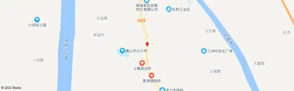 珠海横山市场_公交站地图_珠海公交_妙搜公交查询2025