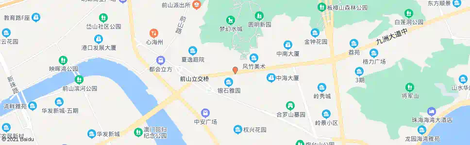 珠海银石雅园_公交站地图_珠海公交_妙搜公交查询2025