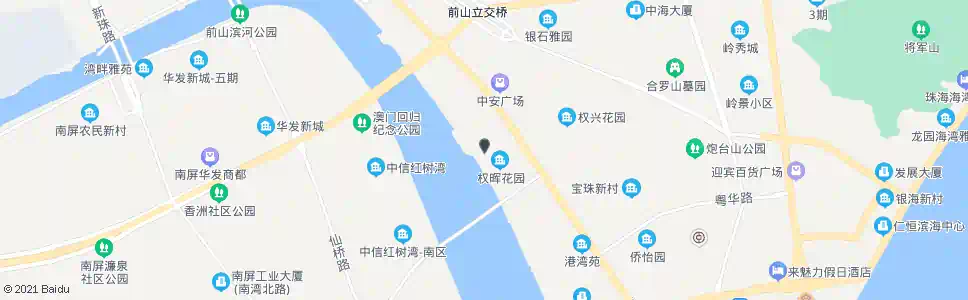 珠海港二路_公交站地图_珠海公交_妙搜公交查询2025