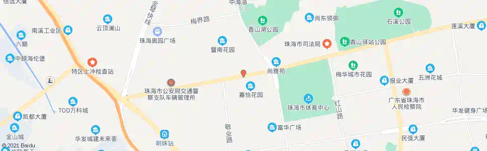 珠海珠海一中_公交站地图_珠海公交_妙搜公交查询2025