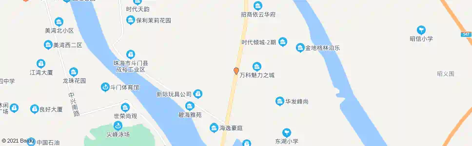 珠海星宇_公交站地图_珠海公交_妙搜公交查询2025